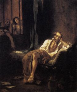 Tasso nell'Ospedale di Sant'Anna, Eugene Delacroix, collezione privata