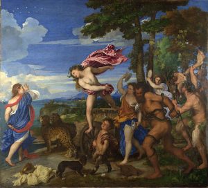 Bacco e Arianna, Tiziano, National Gallery Londra