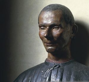 Busto di Niccolò Machiavelli, Palazzo della Signoria, Firenze