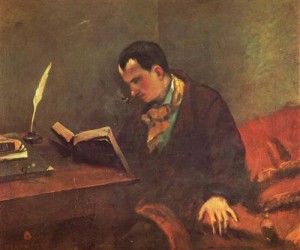 Ritratto di Charles Baudelaire Gustave Courbet 1849